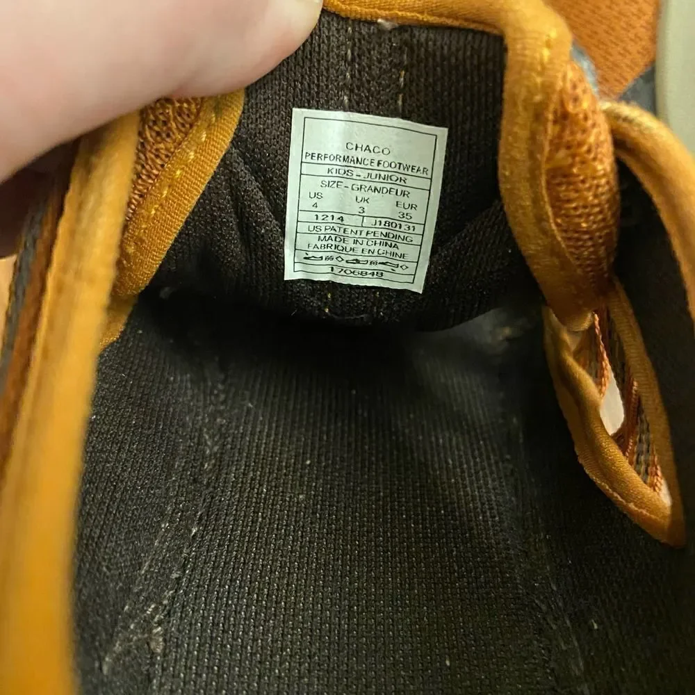 Chaco OutCross 2 Water Shoes Orange Kid's Size 4